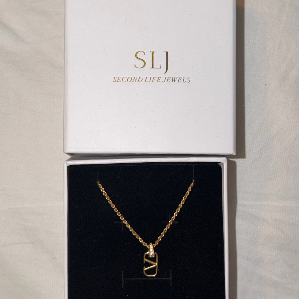 Authentic Repurposed Valentino Necklace